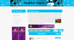 Desktop Screenshot of gamblingcharms.net